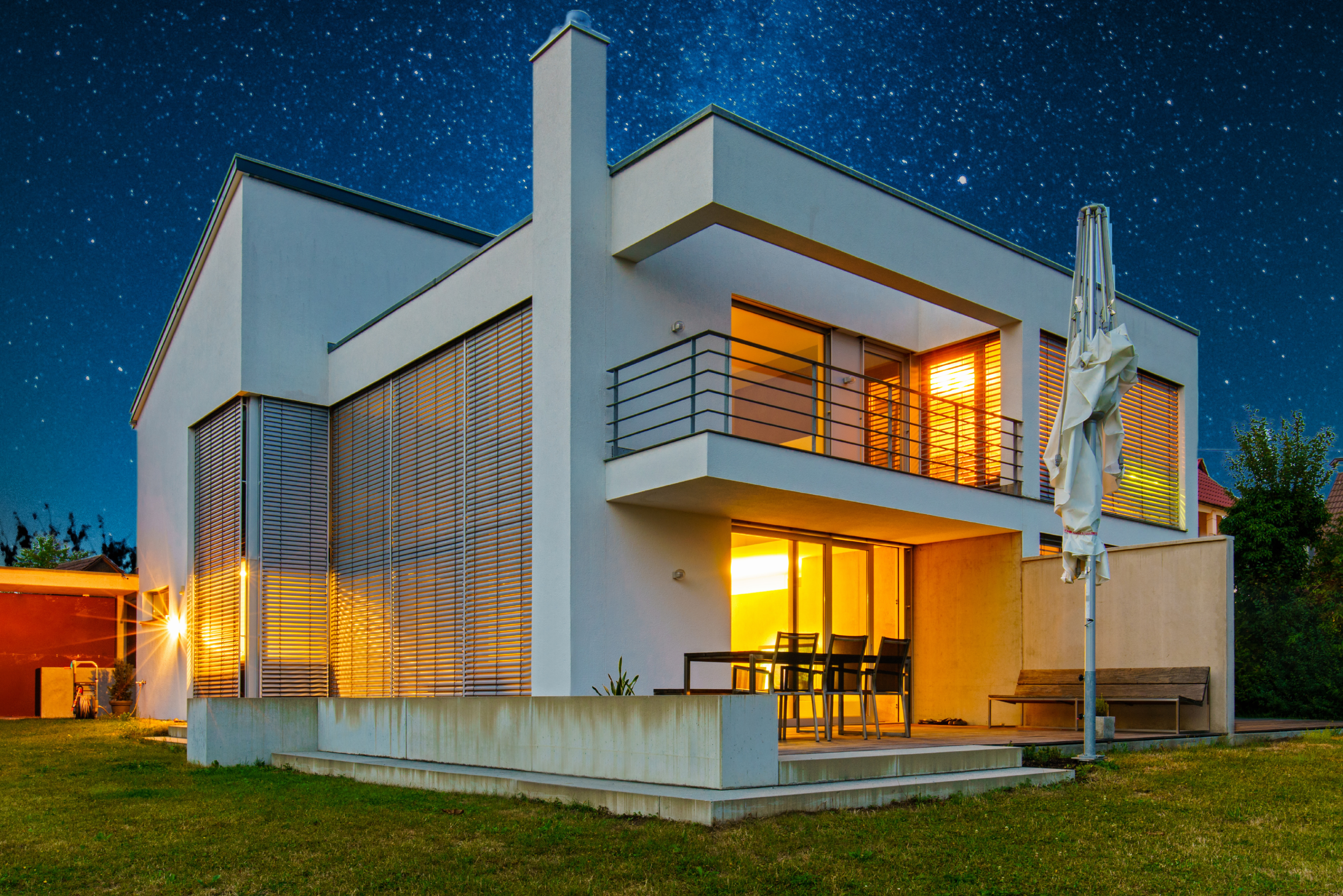 Modern home exterior